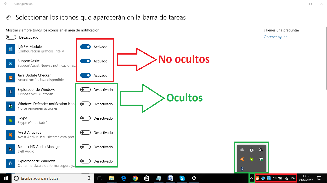 Como Solucionar Los Iconos No Se Ocultan En La Bandeja Del Sistema De Windows 10